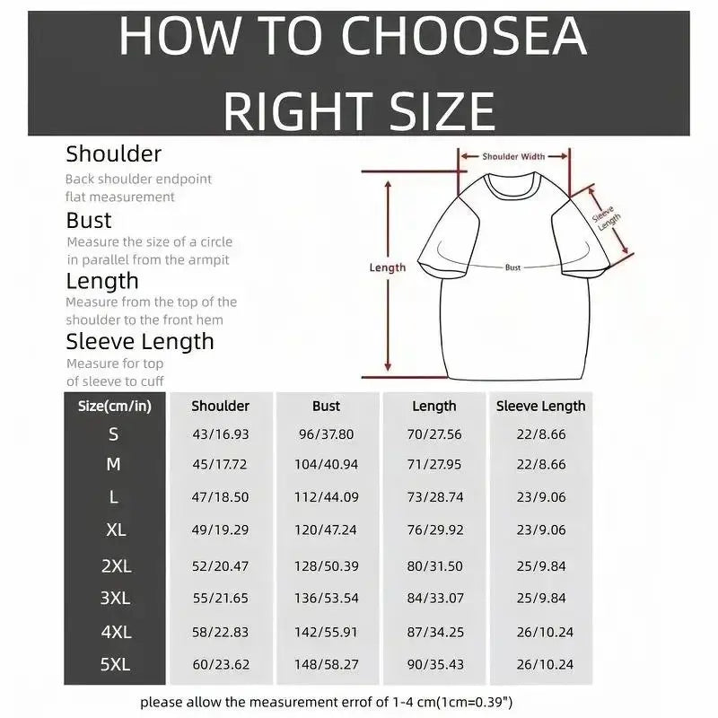Unisex 100% Cotton Classic Casual T-Shirt - Short-Sleeve Round Neck, Photorealistic Digital Print Graphic, Soft Premium Drape Menswear Top, Sohochic, Unisex Cut
